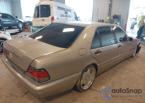 1999 Mercedes-Benz S 500 из США, поврежденный, VIN WDBGA51G6XA423530